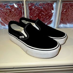 Women’s Platform Vans Slip-On Stackform Size 9